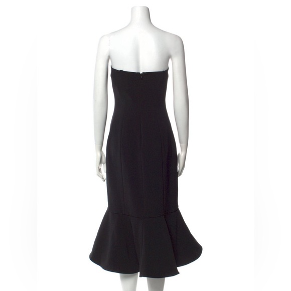 Christian Siriano Strapless Midi Length Dress - Picture 3 of 5